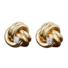 Cartier Gold Knot Cufflinks