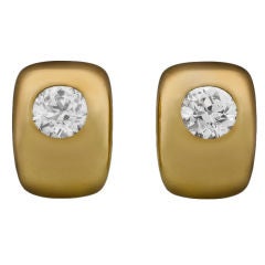 Cartier Diamond Clip Earrings