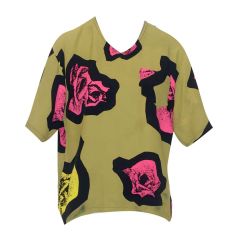 Retro Stephen Sprouse 'Pink Rose' Print Tee