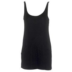 Stephen Sprouse Black Mini Dress