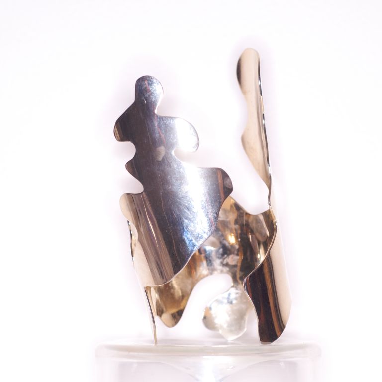 Stephen Sprouse Sterling Silver Graffiti Cuff For Sale 1