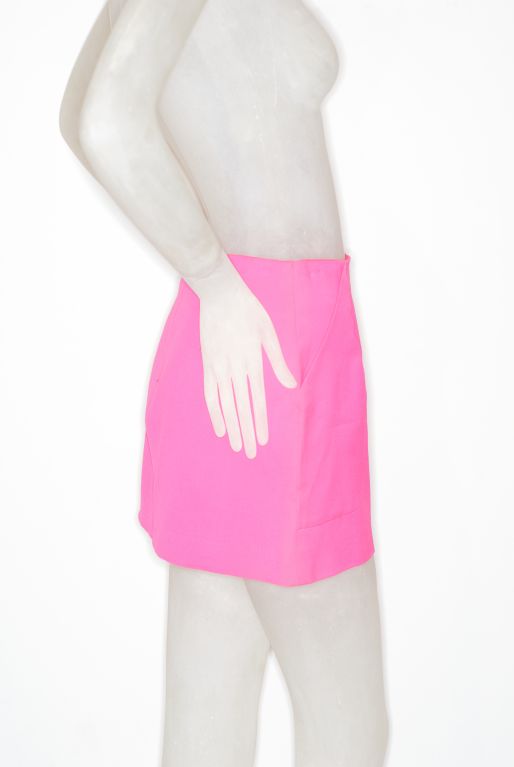 Women's Stephen Sprouse Pink Mini Skirt For Sale