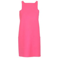Vintage Stephen Sprouse Neon Pink Shift