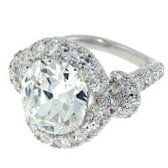 Cushion Diamond Ring, 5.06