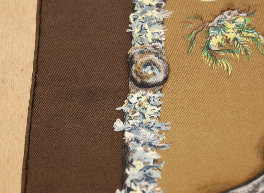 Hermes 1959 Champignons Scarf 1