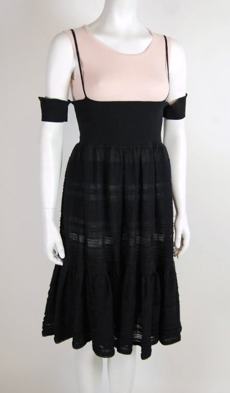 CHANEL Knit Underbust Dress