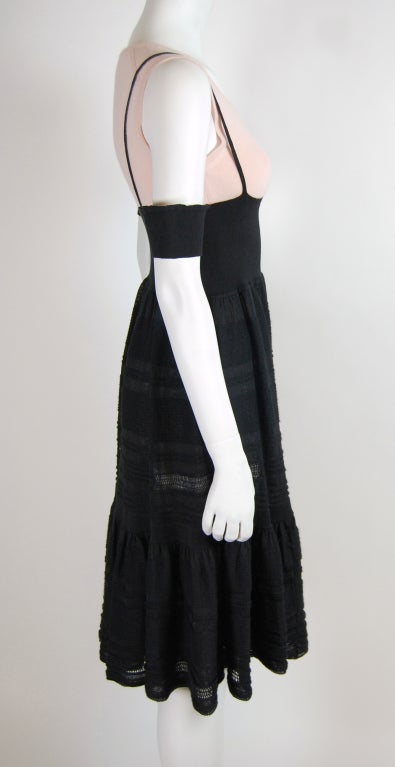 Women's CHANEL Knit Underbust Dress For Sale