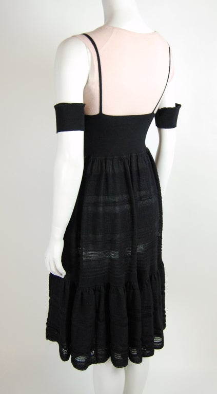 CHANEL Knit Underbust Dress For Sale 1