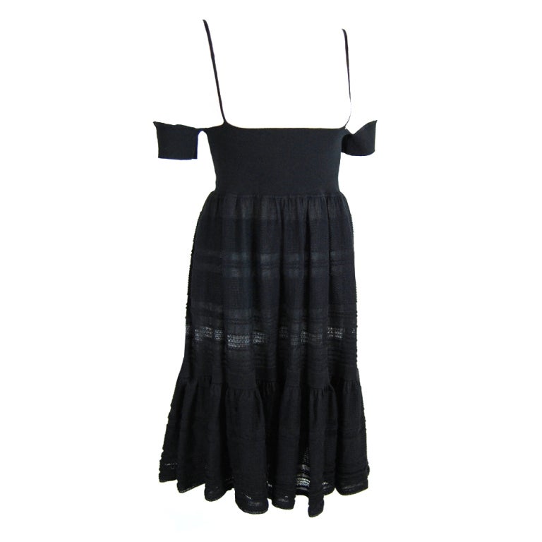 CHANEL Knit Underbust Dress For Sale