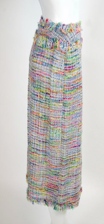 Women's 1990's Chanel Rainbow Weave Skirt