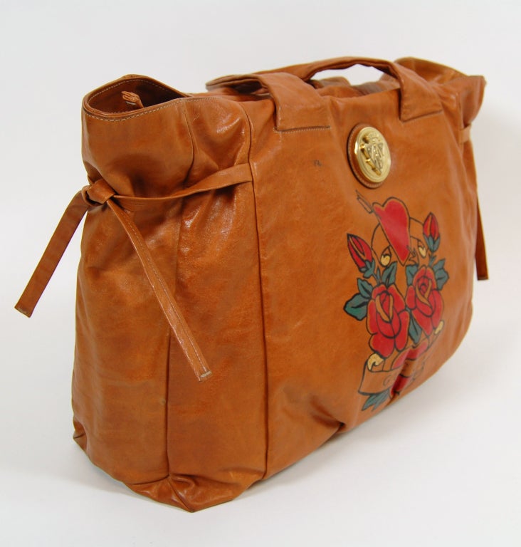 Women's Gucci 'Hysteria' Tattoo Tote Bag