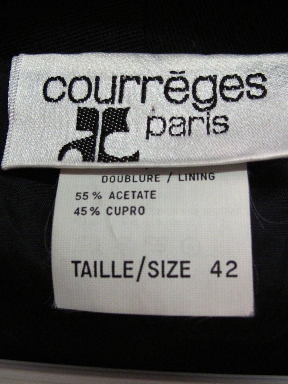 Courreges Zip-Up Jumpsuit For Sale 1