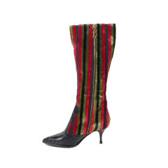 Vintage Roberta Di camerino Velvet Stiletto Boots