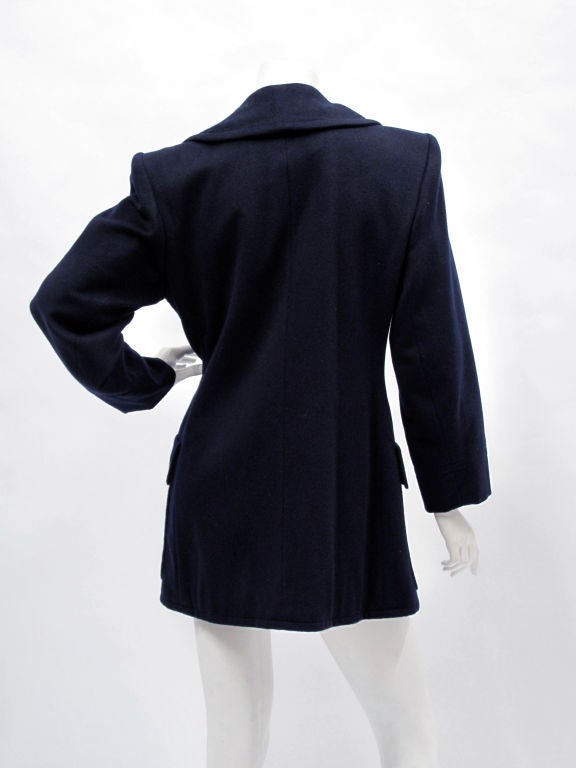 Saint Laurent Rive Gauche Navy Blazer