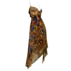 Versace Floral Silk Dress