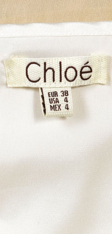 chloe chiffon dress