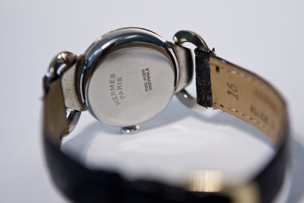 Hermes 1930s Leather Watch