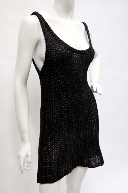 Balenciaga Knit Asymmetrical Tank Dress