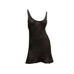 Balenciaga Knit Asymmetrical Tank Dress