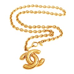 Chanel Quilted CC Medallion on Chain