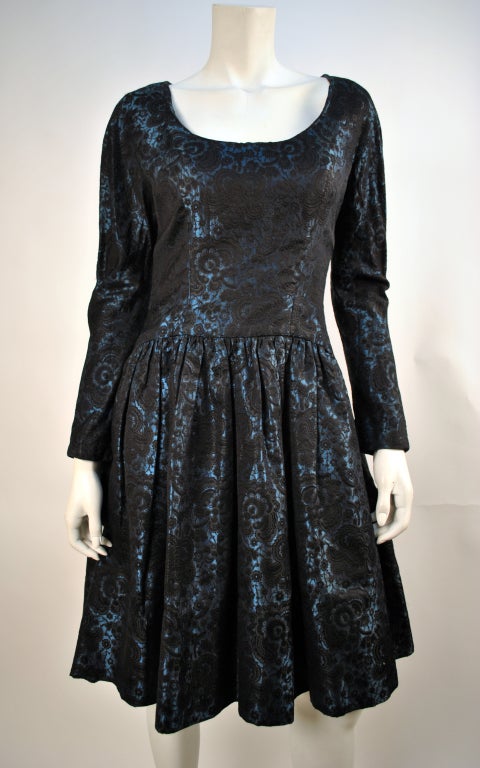 Circa 1960's Arnold Scassi Boutique Evening Dress Size 2 Stunner