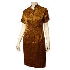 1950's Ceil Chapman Oriental Theme Dress