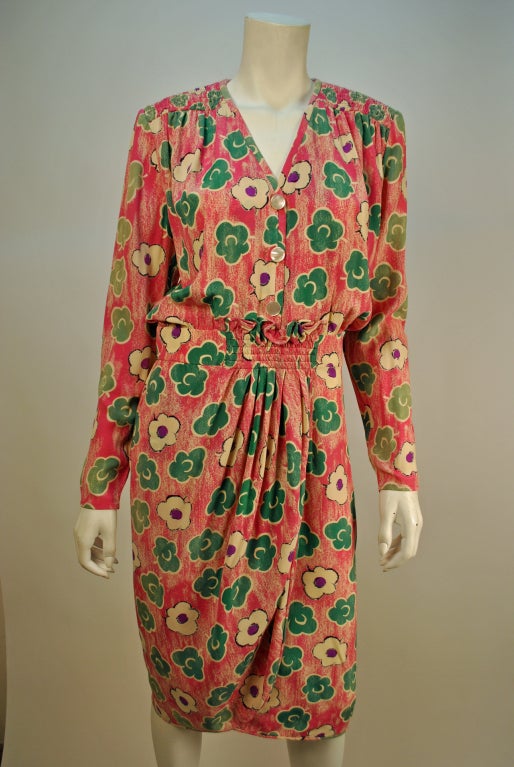 Stunning Valentino floral printed silk summer dress