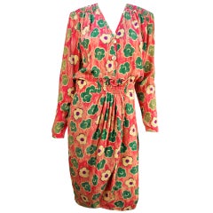 Stunning Valentino floral printed silk summer dress