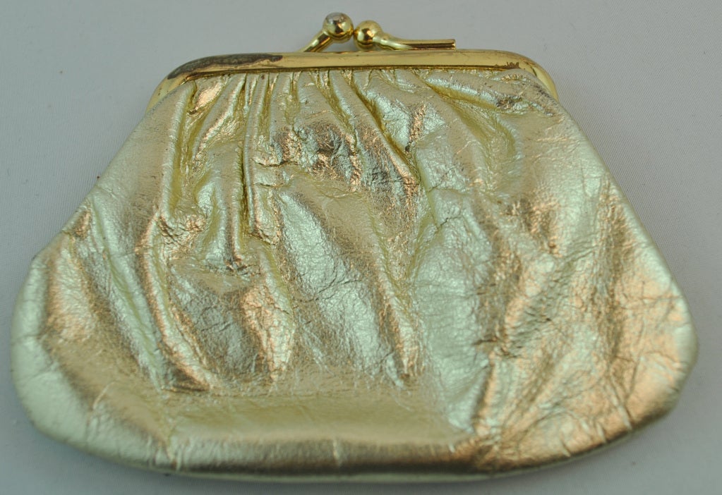 1980's Leather and Snake Carlos Falchi Coin Purse