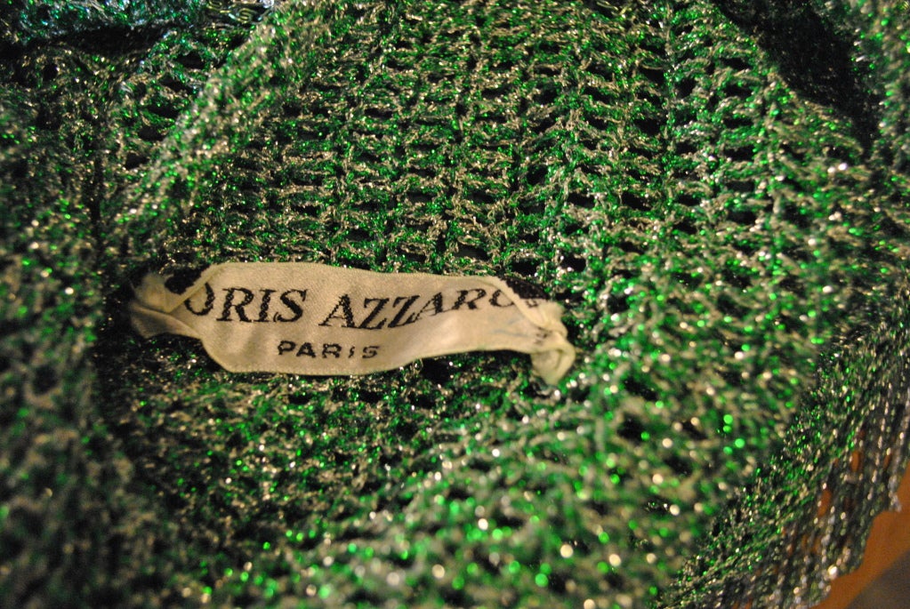 Loris Azzaro Vintage Knit and Chain Disco Era Sweater Rare For Sale 2