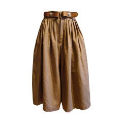 Vintage 1970's Brown Yves Saint Laurent Gypsy Skirt