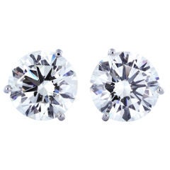 Magnificent 11.27ctw Round Brilliant Diamond Studs