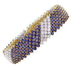 Sapphire and Diamond Bracelet