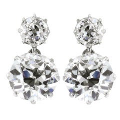 Brilliant Diamond Drop Earrings