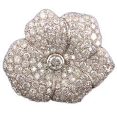 Diamond Flower Pin 8.50cts.