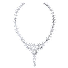 ASPREY 14.85ctw Diamond Daisy Necklace