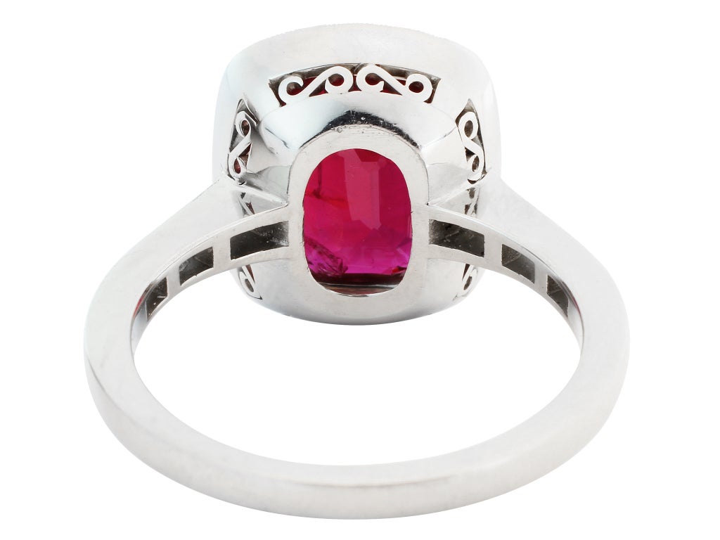 Women's 5.03ct Unheated Ruby Ring
