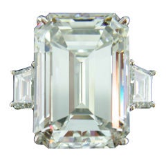 SHREVE, CRUMP & LOW Important 20ct. Diamond Ring "The Crump"