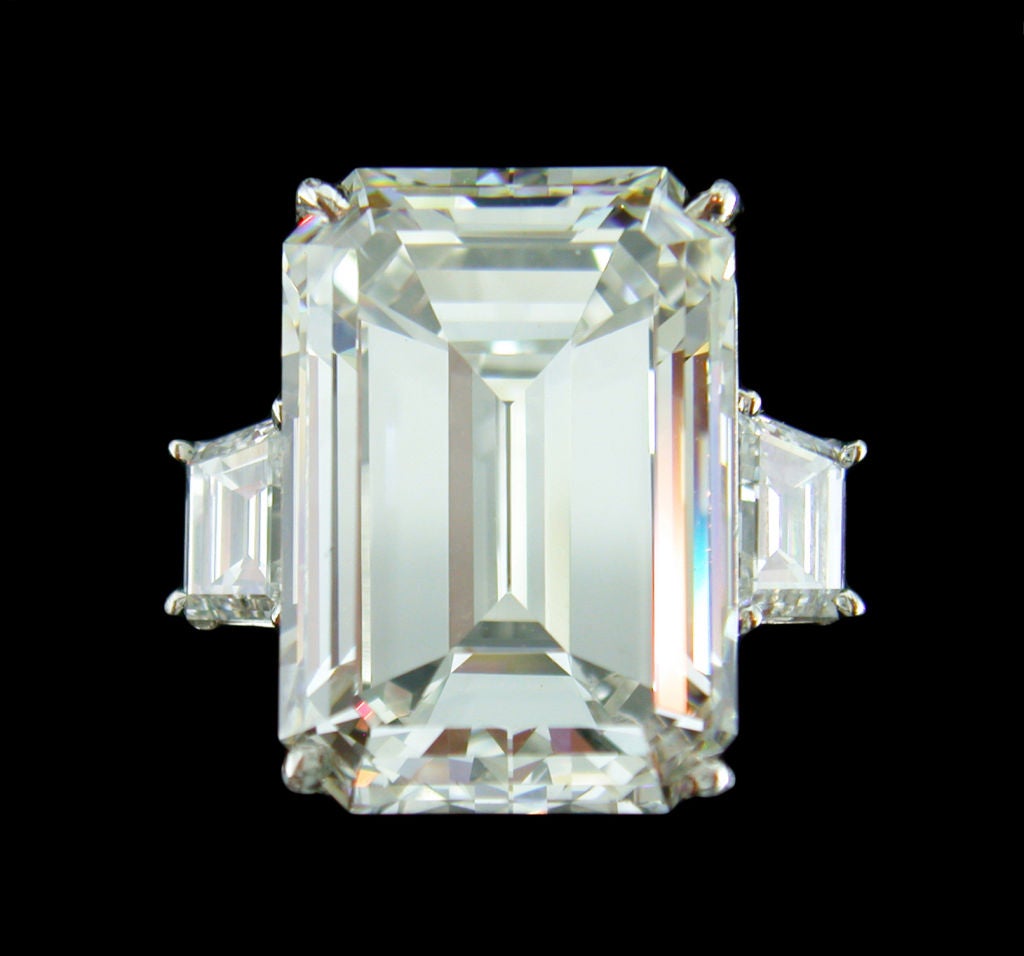 SHREVE, CRUMP & LOW Important 20ct. Diamond Ring "The Crump"