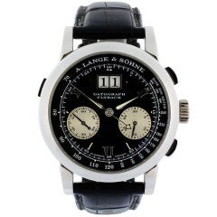 A. Lange & Sohne Platinum Datagraph Flyback Chronograph Wristwatch