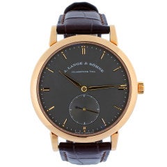A. LANGE & SOHNE Rose Gold Saxonia Automatic Wristwatch