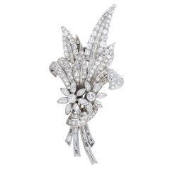 Garrard & Co. Floral Diamond Pin