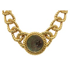 DAVID WEBB Antique Coin Necklace