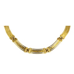 Tiffany & Co. Gold & Diamond Atlas Necklace