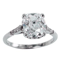 2.40ct Cushion Diamond Engagement Ring