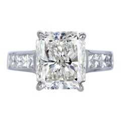5.02ct I/VS2 Radiant Diamond Engagement Ring