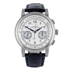 A. Lange & Sohne White Gold 1815 Flyback Chronograph Wristwatch
