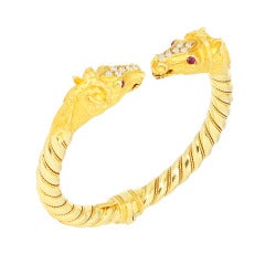 Ilias LaLalounis Ruby Gold Bracelet