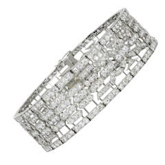 Art Deco Lacloche Freres Diamond Bracelet / Choker