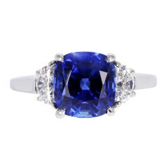 Vintage Tiffany & Co. No Heat Sapphire Ring